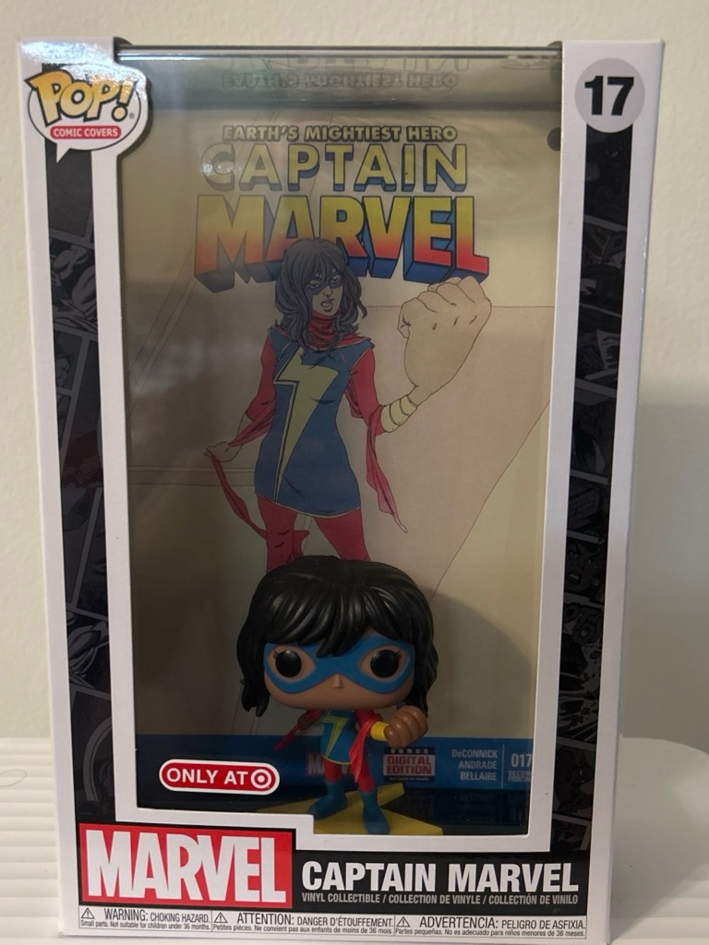 Funko Pop Comic Covers Captain Marvel #17 2nd Print Target Exclusive Kamala Khan